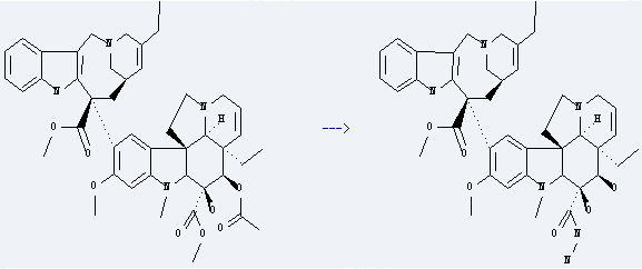 Vinorelbine is used to produce C42H52N6O6.